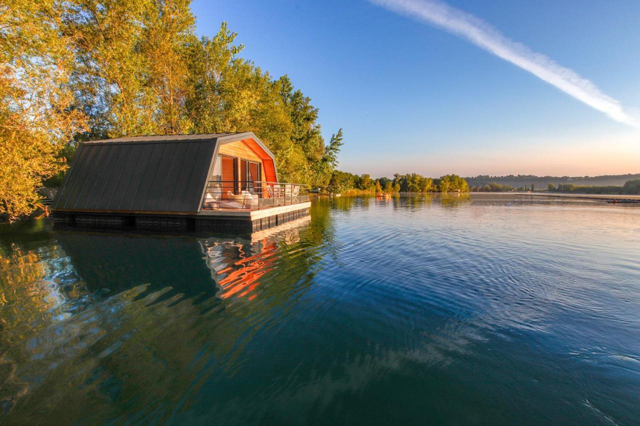 Maison Flottante - Houseboat - Baurech Insolite Exteriör bild